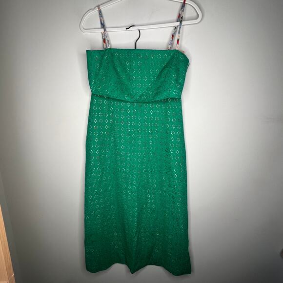 HVN Tender Loving Care Green Eyelet Skirt Matching Set Size 4 - Picture 8 of 9